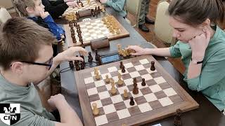 V Zyryanov 1719 vs WFM Fatality 1964 Chess Fight Night CFN Blitz [upl. by Ingram]