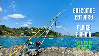 Sea Fishing Uk  Salcombe Plaice Fishing  Vlog127 [upl. by Johnsten]