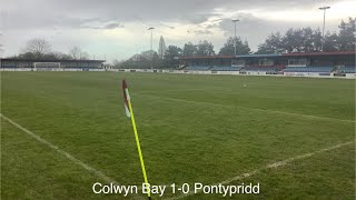 Colwyn Bay 10 Pontypridd highlights [upl. by Rihana]