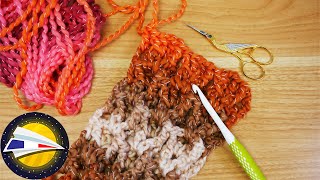 Crochet  Instructions variante de point V  Apprendre le corchet [upl. by Namhar]