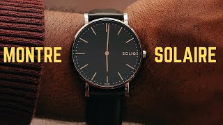 SOLIOS REVIEW  LA MEILEURE MONTRE SOLAIRE POUR LE PRIX [upl. by Sasnett406]