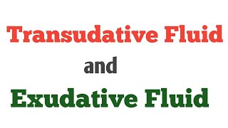 Difference bw Transudate and ExudatePathologyInflammation [upl. by Ahseim]