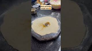 THE BEST PARANTHA RECIPE 😍😘 shorts parantha recipe bestrecipe [upl. by Aiel]