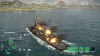 HMS Glasgow Type 26 Frigate 06 December 2023 Modern Warships Quick Online Battle 5 [upl. by Nitsreik471]