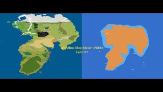 Worldbox Map Maker Middle Earth 1 [upl. by Suivatnad411]