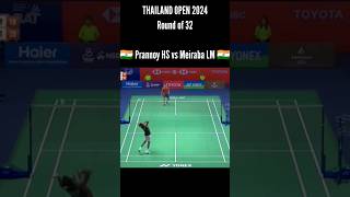 Prannoy HS vs Meiraba Luwang M  Thailand Open 2024  R32 [upl. by Jaquelin438]