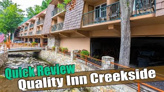 Quality Inn Creekside  Gatlinburg TN  Quick Room Review [upl. by Errot]