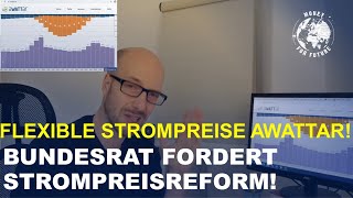 Stromspeicher für flexible Strompreise Stromanbieter Awattar Bundesrat fordert Strompreisreform [upl. by Araic]