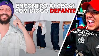 HUDSON REAGINDO ENCONTRO ÀS CEGAS COM DIOGO DEFANTE Aqueles Caras [upl. by Jordans]