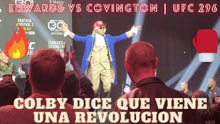 UFC 296 COLBY COVINGTON se aparece como George Washington [upl. by Kepner188]