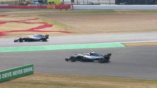 2018 British Grand Prix  Sights and Sounds  Becketts Grandstand [upl. by Nylynnej395]