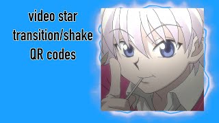 Video star transition and shake QR codes [upl. by Hairaza]