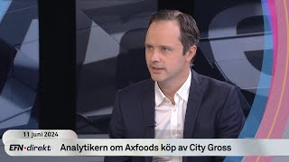 Analytikern om Axfoods köp av City Gross [upl. by Yedorb]