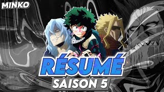 RÉSUMÉ  MY HERO ACADEMIA  SAISON 5 🌪 [upl. by Ennairb]