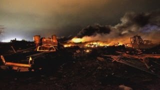 Texas fertiliser plant explosion Dramatic pictures of blast released [upl. by Lebatsirhc]