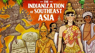 How an Indian Merchant Became Cambodias First King a Story of Indianization [upl. by Halley882]