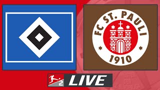 Hamburger SV  FC St Pauli  32 Spieltag 2 Bundesliga LIVERADIO [upl. by Yednarb685]