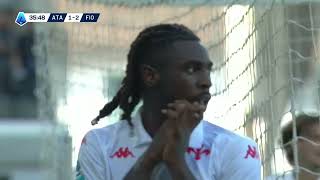 Highlights Atalanta vs Fiorentina 3 2 Quarta Retegui Kean DeKeteleare Lookman [upl. by Niknar]