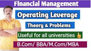 Operating Leverage Theory and ProblemsFinancial Management [upl. by Gold]