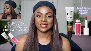 New ELF Camo Hydrating CC Cream SPF 30  Review  Side by Side Shade Comparison  Wear Test [upl. by Damian]