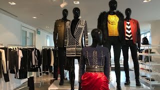 HYPERLAPSE VID Sneak peek at the new HampM x Balmain collection [upl. by Amalburga687]