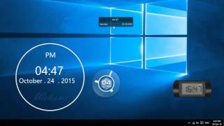 How to show multiple clocks on multiple desktops in Windows 10 [upl. by Retswerb617]