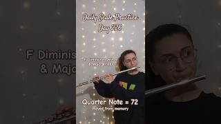 Daily Scale Practice Day 226 flute flutepractice flutescales [upl. by Vanessa]