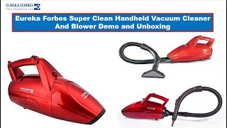 Eureka Forbes Super Clean Handheld Vacuum Cleaner amp Blower [upl. by Corney]