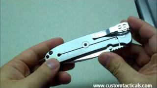 AG Russell Acies Framelock Folding Knife [upl. by Ahsatsan947]