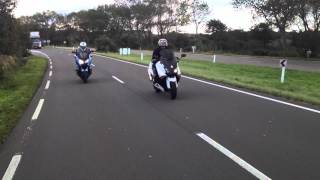 acceleration Yamaha T Max 530 vs BMW C600 Sport [upl. by Hammock161]