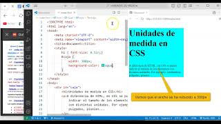 Unidades de medida en CSS [upl. by Yart]