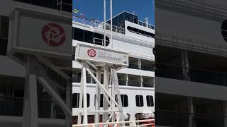 Big🛳️Cruise Ship docked in Vancouver Canada shorts Luxury Ship name Zaandam [upl. by Asnerek]