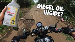 Diesel Oil to Motorcycle  ang pag hanap sa clutch slippage [upl. by Riley5]