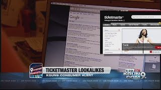 Ticketmaster lookalike site snares concert goers [upl. by Naimerej497]