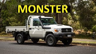 2017 Toyota LandCruiser 70 Series Workmate single cab review [upl. by Steffi]