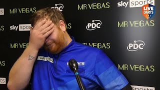 quotI APOLOGISE TO JAMESquot  Cameron Menzies raw reaction to decidingleg win over James Wade [upl. by Mayman779]