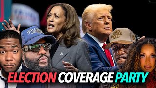 Race To 270 Trump v Kamala Harris Presidential Election Coverage Party Predictions Live Reaction [upl. by Canotas]