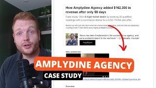 Amplidyne Case Study Cracking Ecom Cold Email Outreach [upl. by Healion]