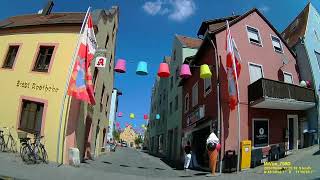 D Stadt Abensberg Landkreis Kelheim Rundfahrt durch die Stadtmitte August 2024 [upl. by Malvina]