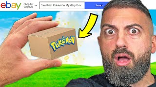 I Bought The SMALLEST Pokemon Mystery Box on Ebay [upl. by Hassadah]