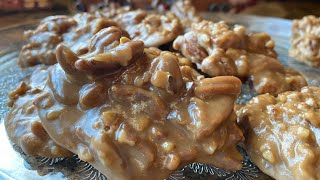 PRALINES easy candy recipe with pecans in every bite ❤️😋 [upl. by Milda]