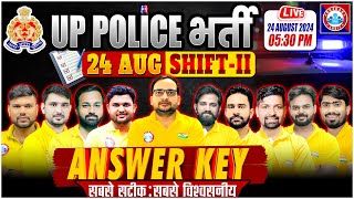 UP Police RE Exam Analysis  UPP Answer Key 2024  24 August 2nd Shift  UP Police Paper Solution [upl. by Akirret912]