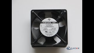 A12B12HTS W00 115V 5060HZ 2018W 02100180A Fan with socket connection [upl. by Beard]