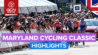 Big Hitters Battle It Out In Baltimore  Maryland Cycling Classic 2023 Highlights [upl. by Robinette]