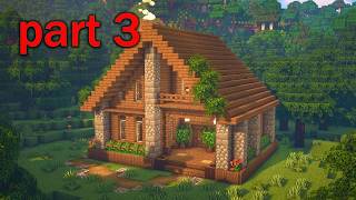 Minecraft How to Build a Cozy Spruce Cabin  Tutorials 3 [upl. by Ynnek673]