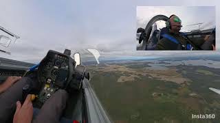 Glider selflaunch and landing practice EK övning startlandning Johannisberg [upl. by Kruter389]