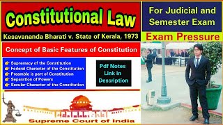 Kesavananda Bharti V State of Kerala 1973 Constitutional Law  Law Faculty  DU [upl. by Priebe]