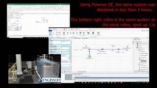 Flownex SE vs excel for designing boilers and piping [upl. by Asserat]