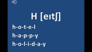 Das englische Alphabet ABC  Aussprache mit vielen Beispielen [upl. by Teak]