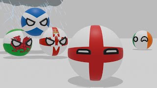 A NORMAL DAY IN BRITAIN  Countryball Animation [upl. by Uhej]